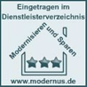 Eingetragen im Dienstleisterverzeichnis Modernisieren und sparen www.modernus.de